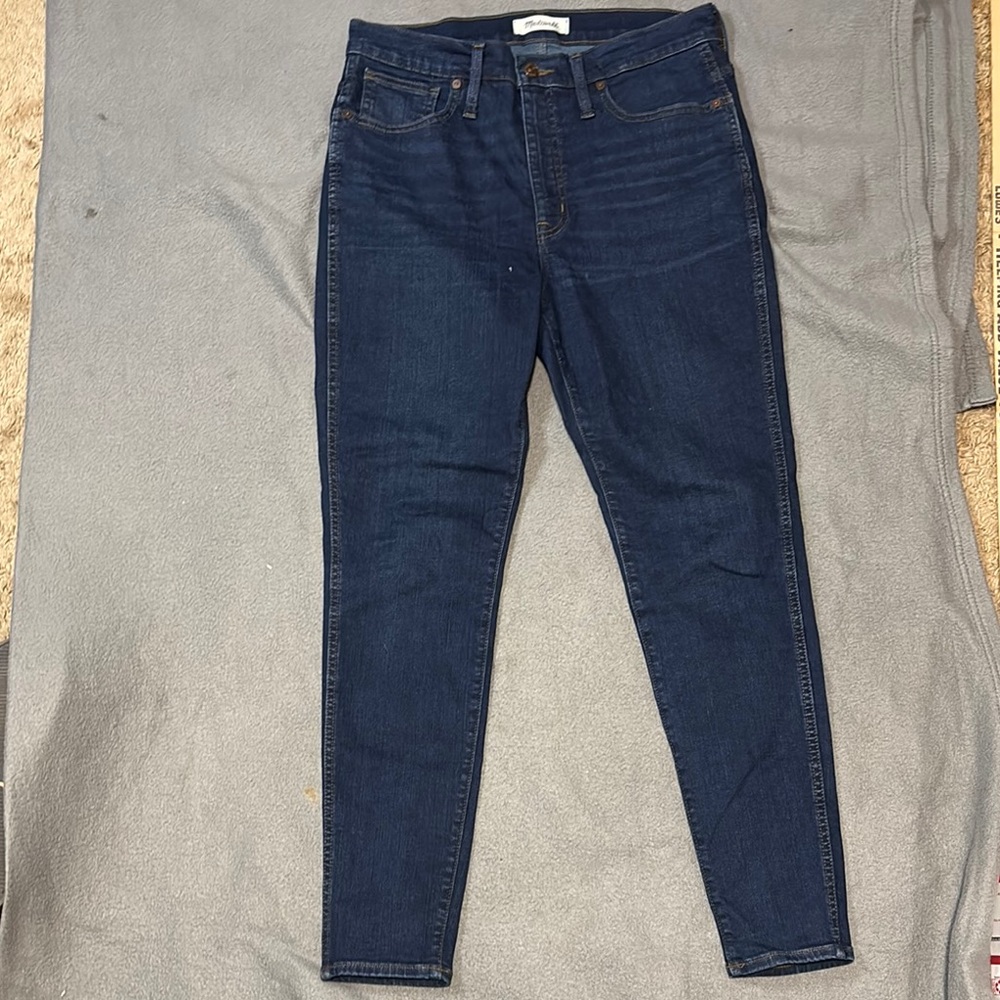 Madewell Blue Skinny Jeans Modern Fit Sz 30 Excellent Condition